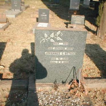 BETHGE Johannes C. 1853-1929
