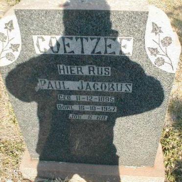 COETZEE Paul Jacobus 1895-1957