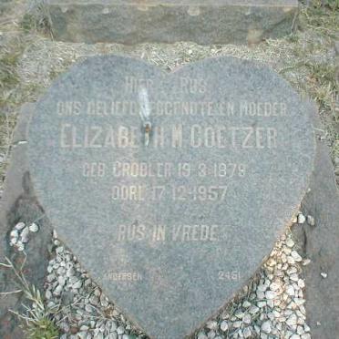 COETZER Elizabeth nee GROBLER 1879-1957