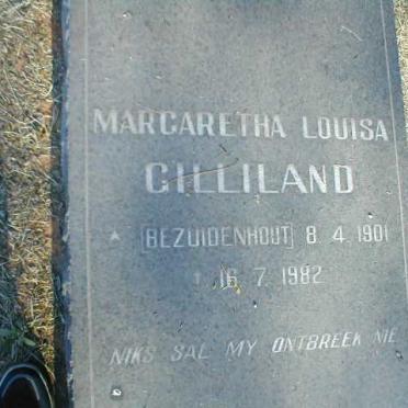 GILLILAND Margaretha Louisa nee BEZUIDENHOUT 1901-1982