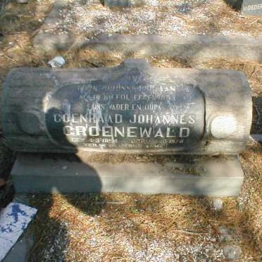 GROENEWALD Coenraad Johannes 1894-1978