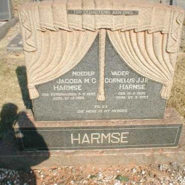 HARMSE Cornelus J.J.R. 1892-1953 &amp; Jacoba M.C. ESTERHUIZEN 1897-1985