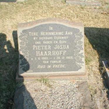 HAARHOFF Pieter Josua 1903-1968