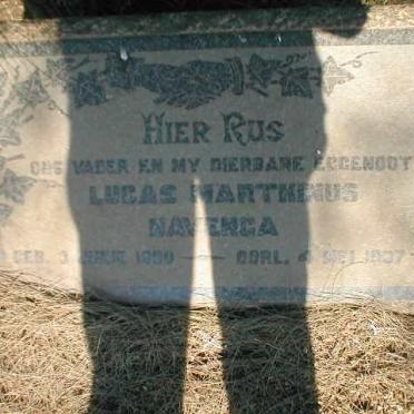 HAVENGA Lucas Marthinus 1890-1937