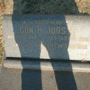 JOOSTE C.H. 1897-1955