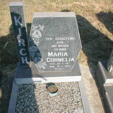 KIRCH Maria Cornelia 1917-1999