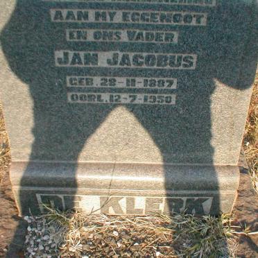 KLERK Jan Jacobus, de 1887-1950