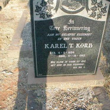 KORB Karel T. 1884-1963