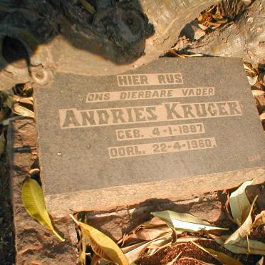 KRUGER Andries 1887-1960