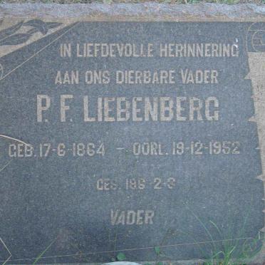 LIEBENBERG P.F. 1864-1952