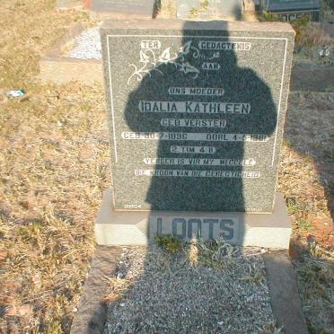 LOOTS Idalia Kathleen nee VERSTER 1896-1981