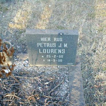 LOURENS Petrus J.M. 1950-1950