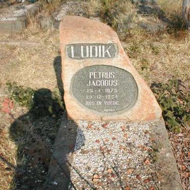 LUDIK Petrus Jacobus 1875-1954
