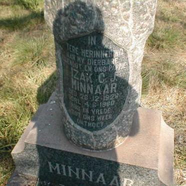 MINNAAR Izak C.J. 1926-1960