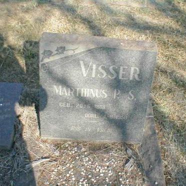 VISSER Marthinus P.S. 1888-1950