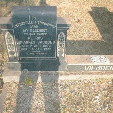 VILJOEN Petrus Johannes Jacobus 1903-1953