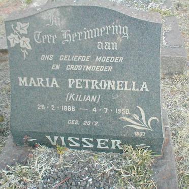 VISSER Maria Petronella nee KILIAN 1896-1950