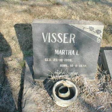 VISSER Martha L. 1908-1972
