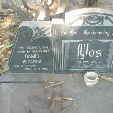 VOS Daniel Hendrik 1906-1982 &amp; Martha Magdalena SCHOEMAN 1907-1994