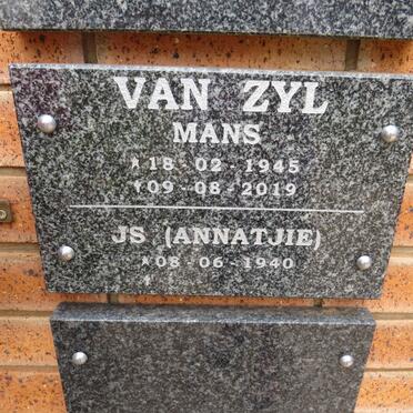 ZYL Mans, van 1945-2019 & J.S. 1940- 