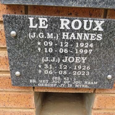 ROUX J.G.M., le 1924-1997 & J.J. 1926-2023