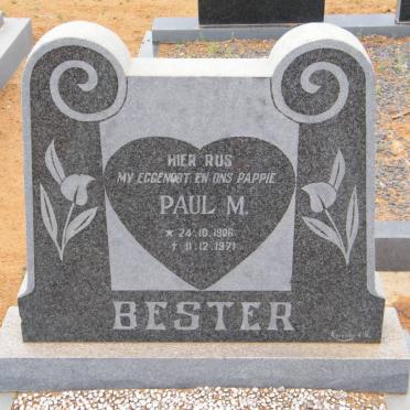 BESTER Paul M. 1906-1971