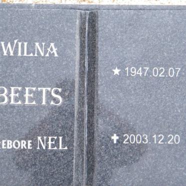 BEETS Wilna nee NEL 1947-2003
