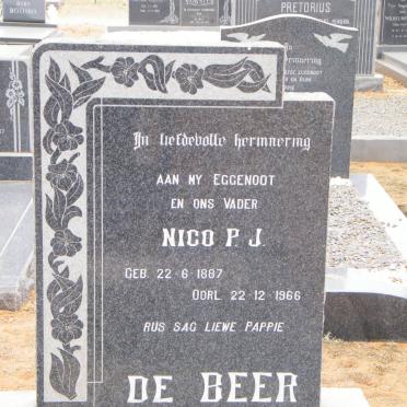 BEER NICO P.J., de 1887-1966