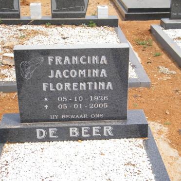 BEER Francina Jacomina Florentina, de 1926-2005