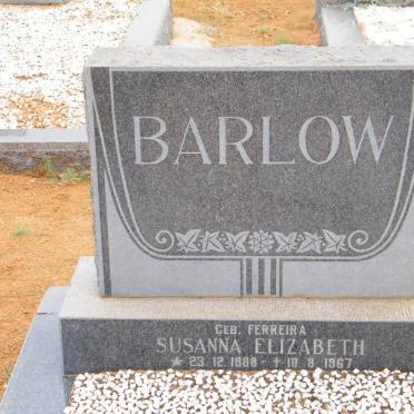 BARLOW Susanna Elizabeth nee FERREIRA 1888-1967