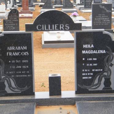 CILLIERS Abraham Francois 1905-1974 &amp; Heila Magdalena 1908-2007