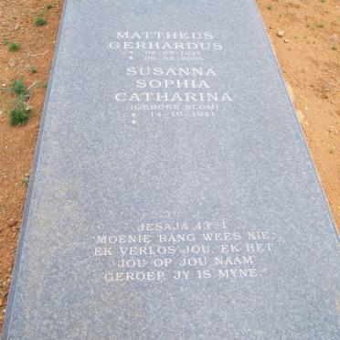 CHRISTIE Mattheus Gerhardus 1938-200? &amp; Susanna Sophia Catharina BLOM 1941-