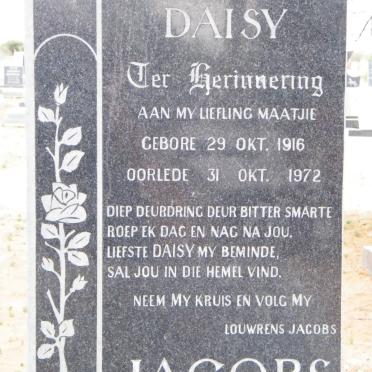 JACOBS Daisy 1916-1972