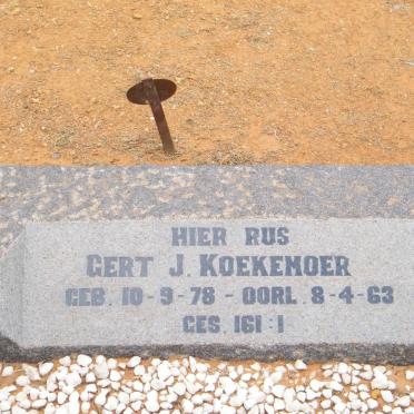 KOEKEMOER Gert J. 1978-1963