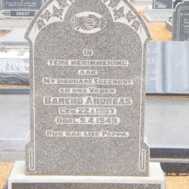 LIEBENBERG Barend Andreas 1907-1949