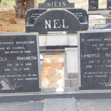 NEL Lambertus Rudolf 1897-1988  &amp; Ella Margaretha 1898-1978