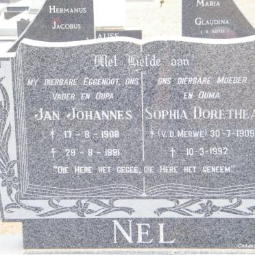 NEL Jan Johannes 1908-1991 &amp; Sophia Dorethea V.D. MERWE 1909-1992