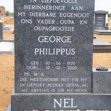 NEL George Philippus 1920-2000