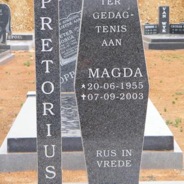 PRETORIUS Magda 1955-2003
