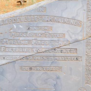 PRETORIUS Martha Magdelena nee STOLTZ 1907-1954