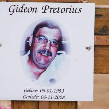 PRETORIUS Gideon 1953-2008