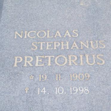 PRETORIUS Nicolaas Stephanus 1909-1998