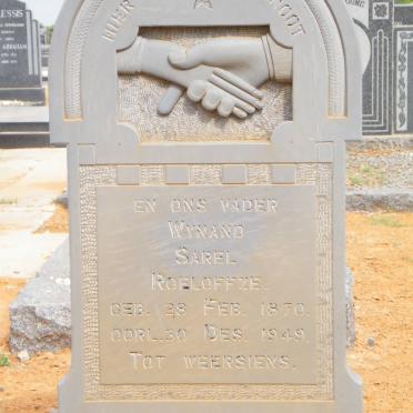 ROELOFFZE Wynand Sarel 1870-1949