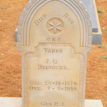REINECKE J.G. 1870-1940