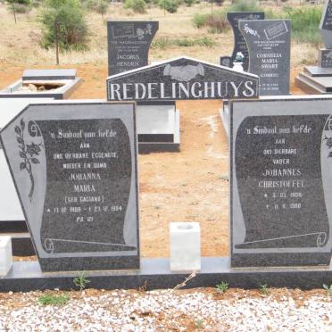 REDELINGHUYS Johannes Christoffel 1908-1988 &amp; Johanna Maria 1909-1984