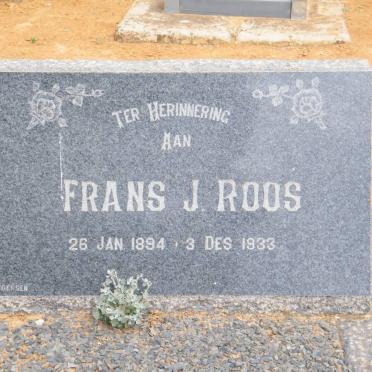 ROOS Frans J. 1894-1933