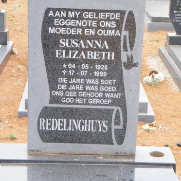 REDELINGHUYS Susanna Elizabeth 1928-1999