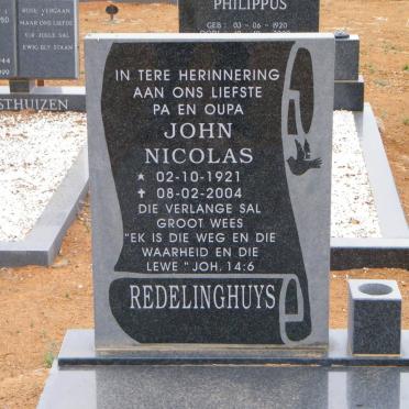 REDELINGHUYS Johan Nicolas 1921-2004