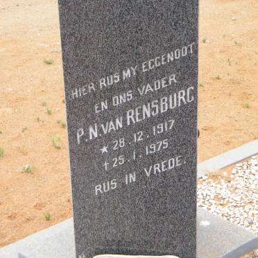 RENSBURG P.N., van 1917-1975