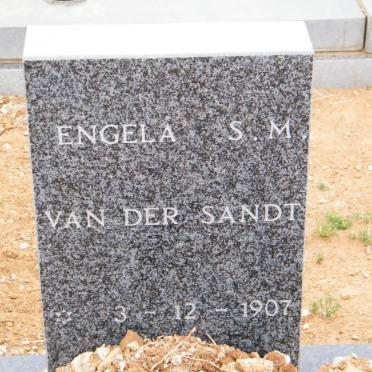 SANDT Engela S.M., van der 1907-